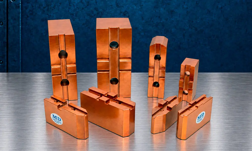 Castanhas moles para placas universais com diâmetro de 125 a 1.000 mm